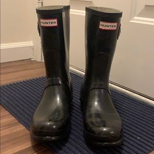 Black Hunter Boots Size 9